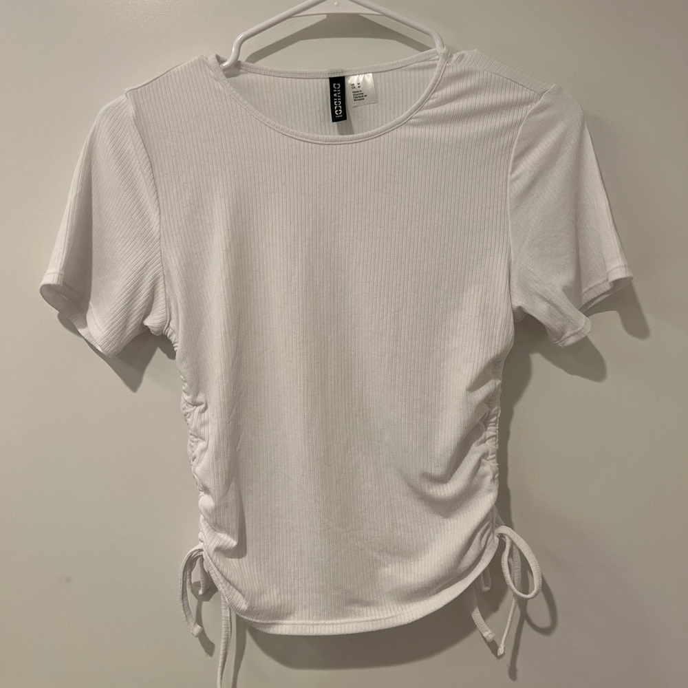 White Crop Top